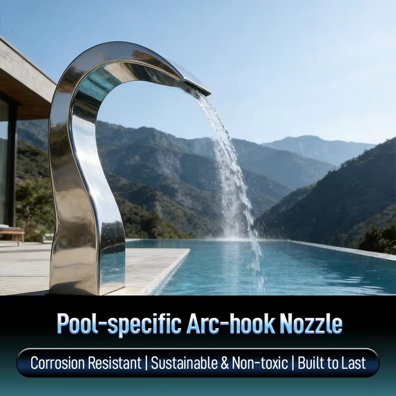 Spa & Wellness Paradies Braunschweig - Stainless Steel Arc Hook Nozzle Water