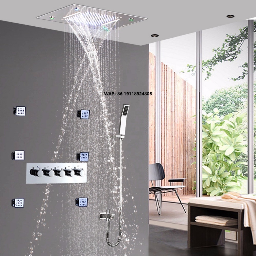 Spa & Wellness Paradies Braunschweig - Brass Hot Cold Four Handle Shower