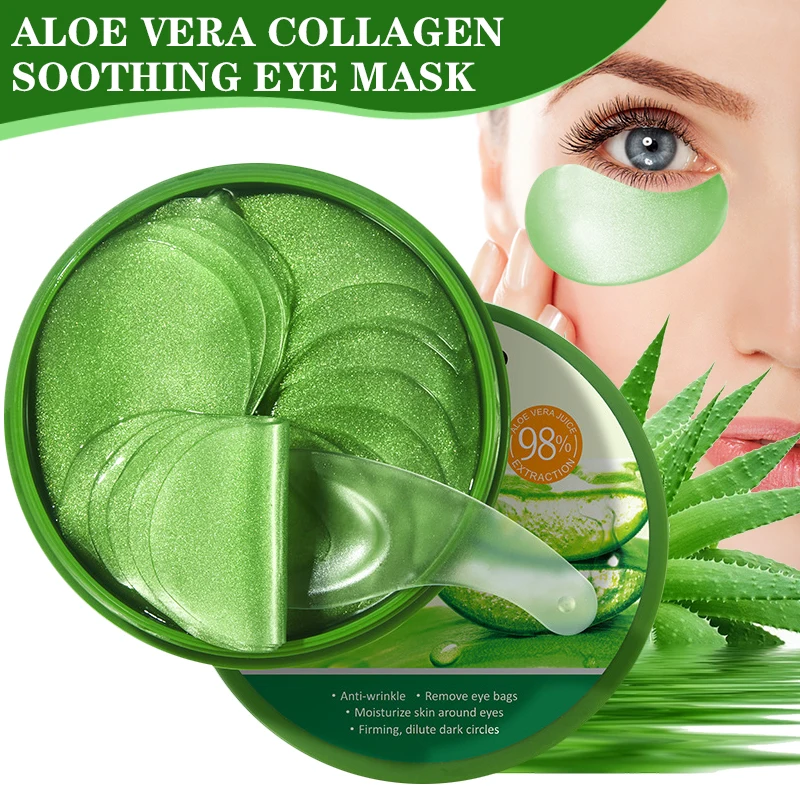 60pcs Aloe Vera Collagen Eye M - Microneedle Patch Eye review and price