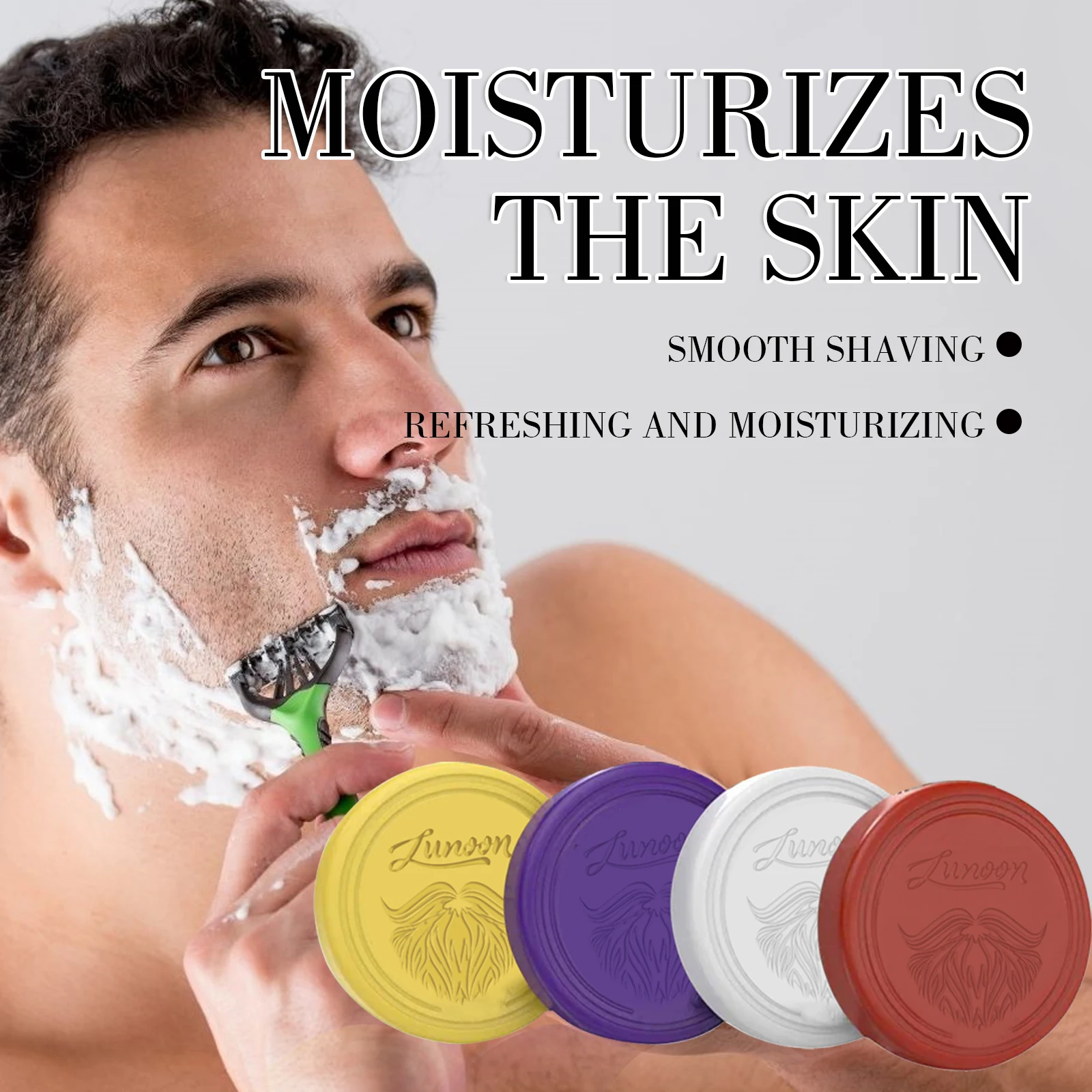4/1pcs Mens Beard Shaving Soap - Hair Removal Cream review and price